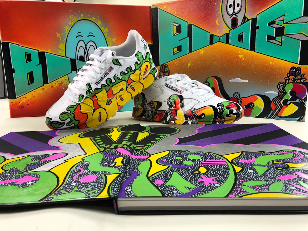 Custom graffiti shoes sale